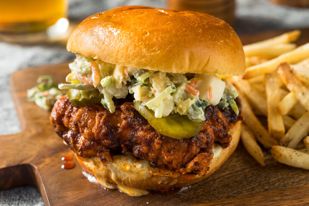 Enjoy a taste of hot chicken, one of the "must do's" on the list of things to do in Nashville this summer!